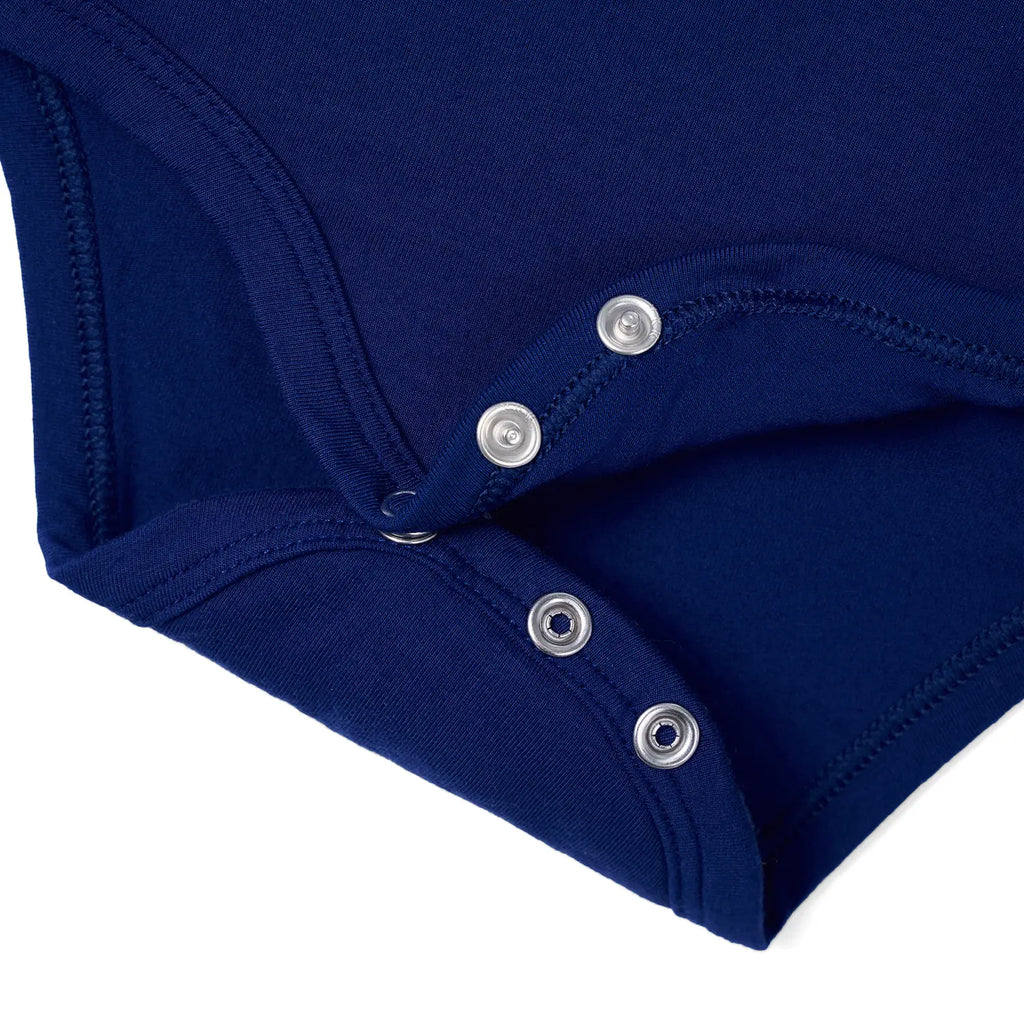 Bamboo Baby Bodysuit in Blue Depths
